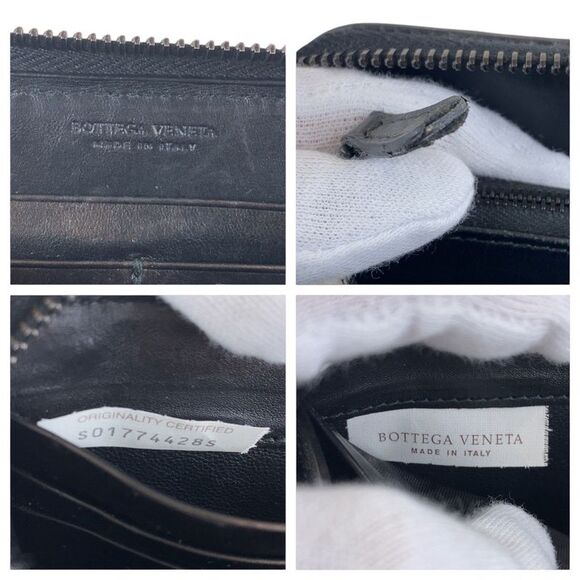 Bottega Veneta Intrecciato Leather Long Wallet